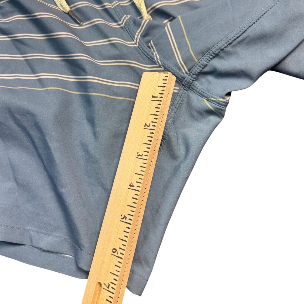 ONeill Hybrid Board Shorts Mens XXL Blue Striped Hyperdry Stretch Swim Trunks - Picture 6 of 7
